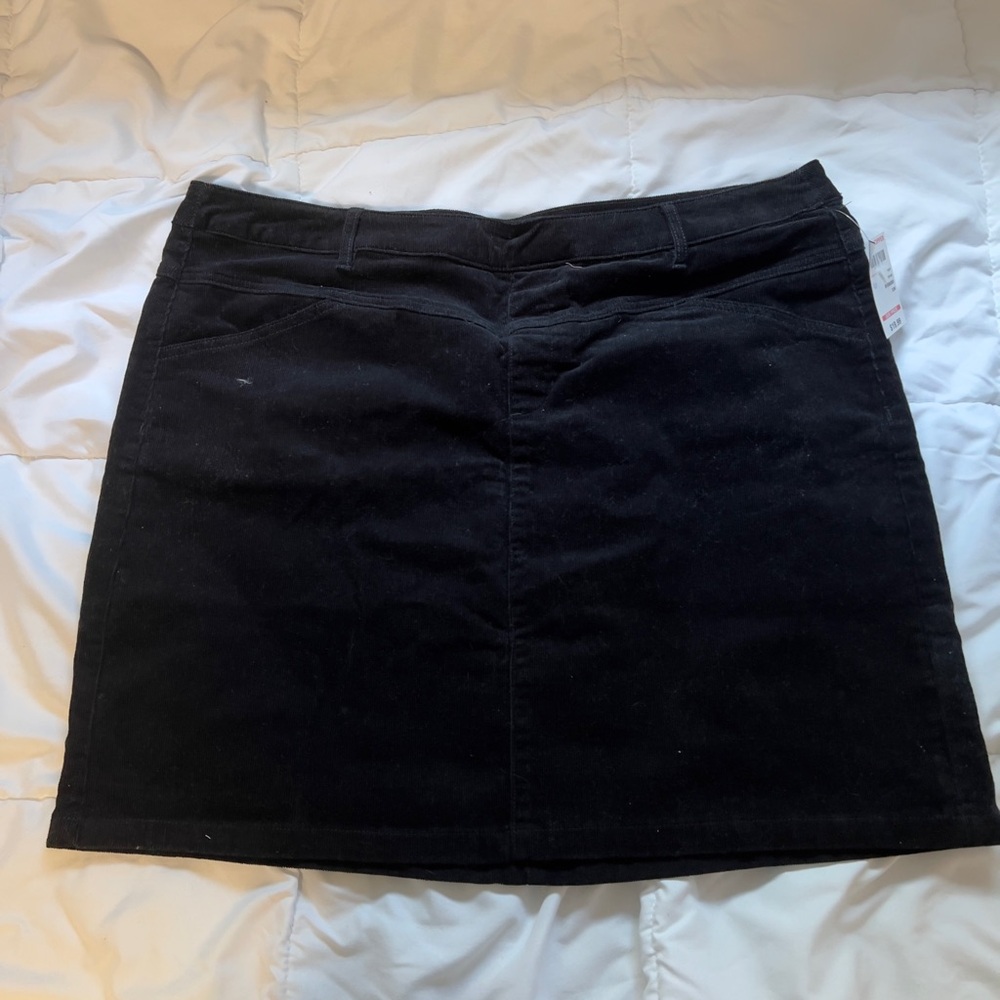 Classic Black corduroy Skirt